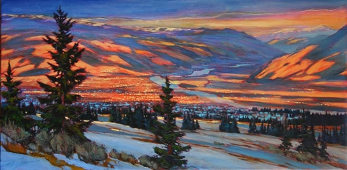 Painting demonstration by David Langevin **All Spots Full**