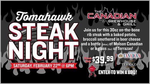 Tomahawk Steak Night (Kelowna) | iNFOnews.ca Tomahawk Steak Night (Kelowna)