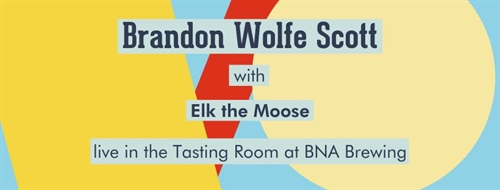 Brandon Wolfe Scott w/ Elk the Moose | iNFOnews.ca Brandon Wolfe Scott w/ Elk the Moose