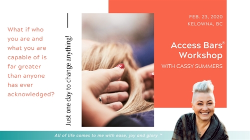 Access Bars® Workshop in Kelowna with Cassy Summers | iNFOnews.ca Access Bars® Workshop in Kelowna with Cassy Summers