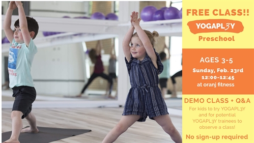 FREE YOGAPL3Y Kids Yoga