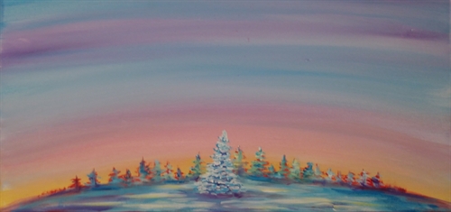 Top of the World Acrylic Painting | iNFOnews.ca Top of the World Acrylic Painting
