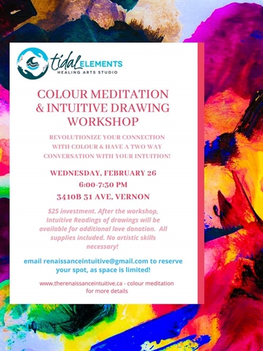 Colour Meditation And Intuitive Drawing Workshop
