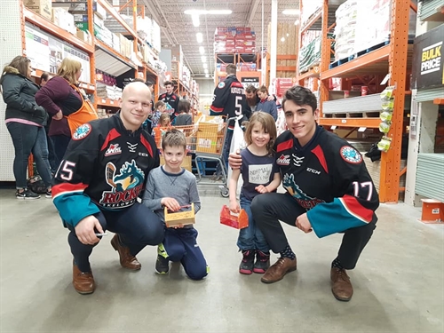 Kelowna Rockets at Home Depot