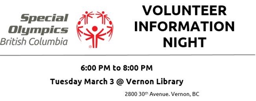 SOBC - Vernon Volunteer Information Night! | iNFOnews.ca SOBC – Vernon Volunteer Information Night!