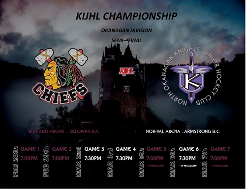 Knights vs. Chiefs – Game 3 / Round 1