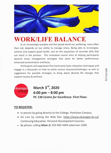 Work/life Balance | iNFOnews.ca Work/life Balance
