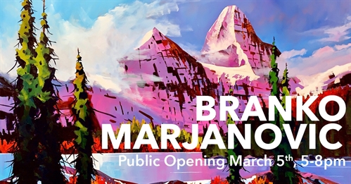 Branko Marjanovic Solo Exhibition & Painting Demo