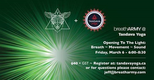 breathARMY Opening to the Light | iNFOnews.ca breathARMY Opening to the Light