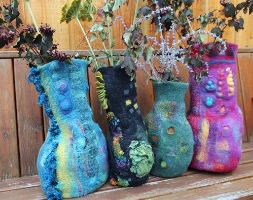 Wet Felting & More : Vases | iNFOnews.ca Wet Felting & More : Vases
