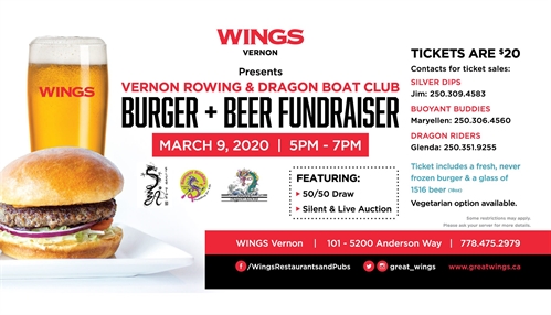 Burger & Beer Fundraiser & Silent Auction