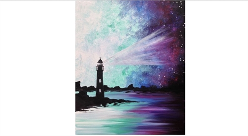 PaintNite : Galaxy Lighthouse III