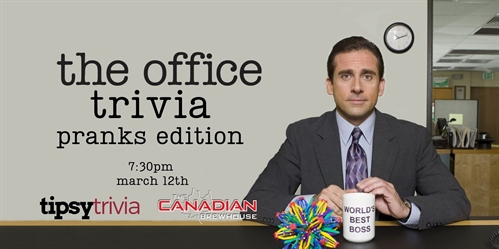 The Office Trivia - March 12, 7:30pm - Kelowna The Canadian Brewhouse | iNFOnews.ca The Office Trivia – March 12, 7:30pm – Kelowna The Canadian Brewhouse