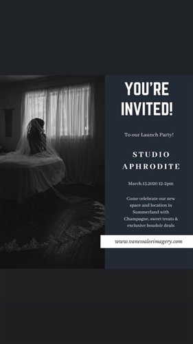 Studio Aphrodite Launch Party! Ladies Only | iNFOnews.ca Studio Aphrodite Launch Party! Ladies Only