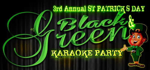 3rd Annual Black And Green Karaoke Costume Party