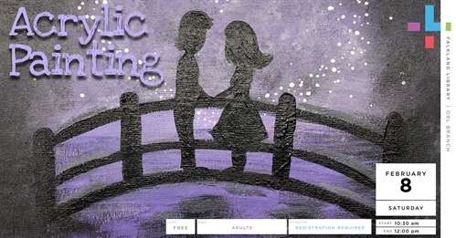 Added Date for The Love acrylic painting- Falkland