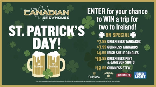 St. Patrick’s Day | Win a Trip to Ireland!