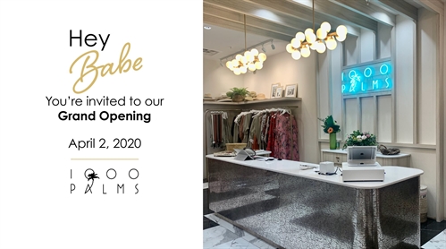 Postponed! 1000 Palms Grand Opening
