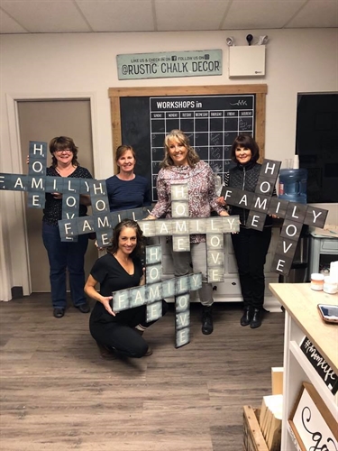 DIY Scrabble Tiles Wall Art Workshop