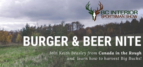 Burger & Beer Nite with Keith Beasley