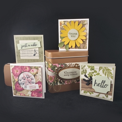 Tin of Cards (set of two) Delivered to your Home