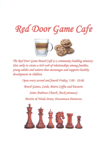 Postponed: Red Door Game Cafe