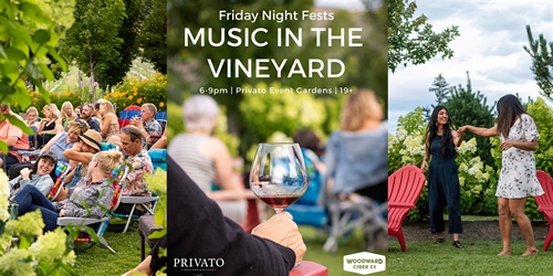 Music in the Vineyard- Friday Night Fests with The Sirocco Project