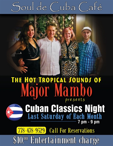 Major Mambo at Soul de Cuba Cafe