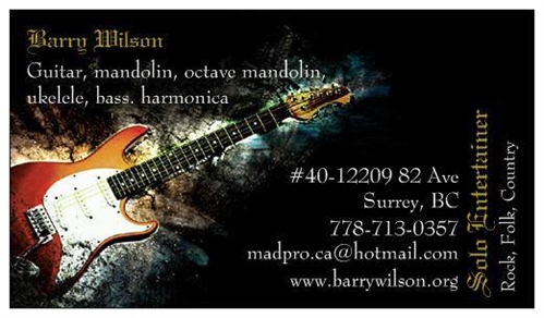 Barry Wilson live at The Vibrant Vine | iNFOnews.ca Barry Wilson live at The Vibrant Vine