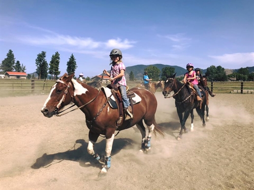 Family Horsemanship Camp At Mills Ranch