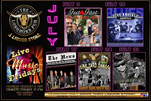 Live Music at the Longhorn with “The Junk Yard Dawgs”