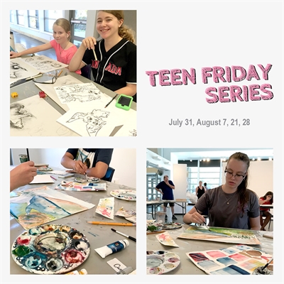 Teen Art Workshops at the Kelowna Art Gallery