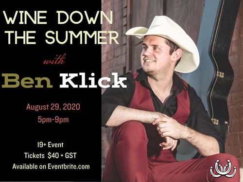 Harper’s Trail Winery Live Music with Ben Klick