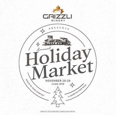 Annual Holiday Market At Grizzli Winery