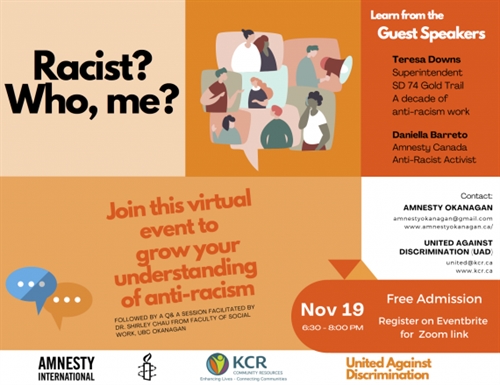 Racist? Who Me? Online Discussion