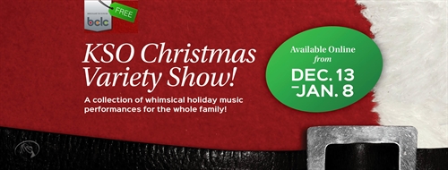 Free Kamloops Symphony Orchestra (KSO) Christmas Variety Show (Online) | iNFOnews.ca Free Kamloops Symphony Orchestra (KSO) Christmas Variety Show (Online)