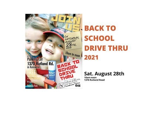 BACK TO SCHOOL DRIVE THRU