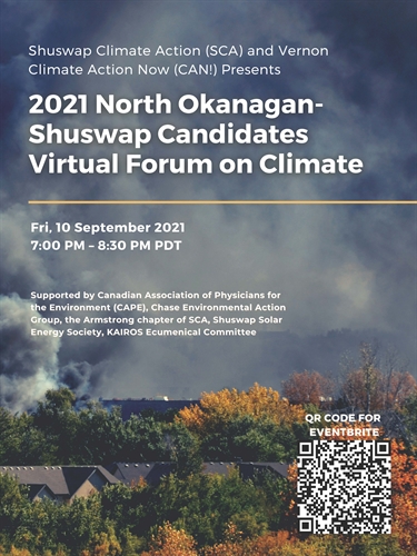2021 North Okanagan-Shuswap Virtual Candidates Forum on the Climate | iNFOnews.ca 2021 North Okanagan-Shuswap Virtual Candidates Forum on the Climate