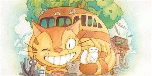 Cat bus – drawing and watercolor painting workshop