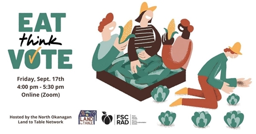 Eat Think Vote: North Okanagan-Shuswap Online Food Forum