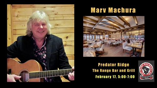 Marv Machura at Predator Ridge Range Bar and Grill