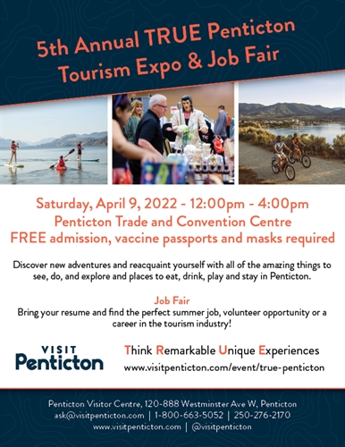 5th Annual TRUE Penticton Tourism Expo & Job Fair