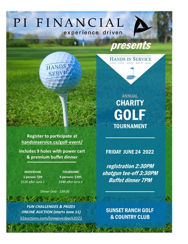 2nd Annual Charity Golf Tournament