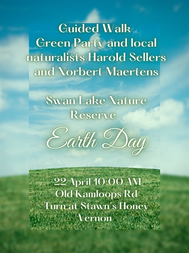 Swan Lake Earth Day Guided Walk