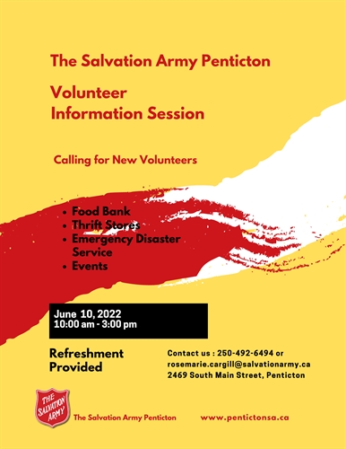 Volunteer Information Sessions