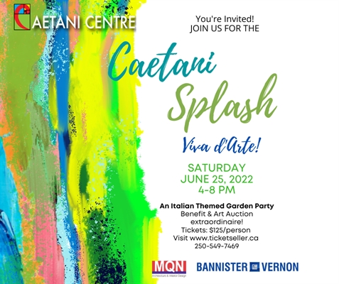 Caetani Splash: Viva d’Arte fundraiser | iNFOnews.ca Caetani Splash: Viva d’Arte fundraiser