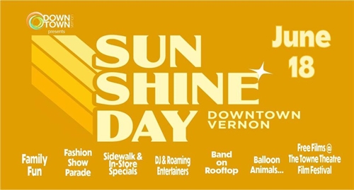 SUNSHINE DAY: Sidewalk & In-Store Sales, Rooftop/Roaming Ent., Fashion Show Parade, DJ,Family Fun!