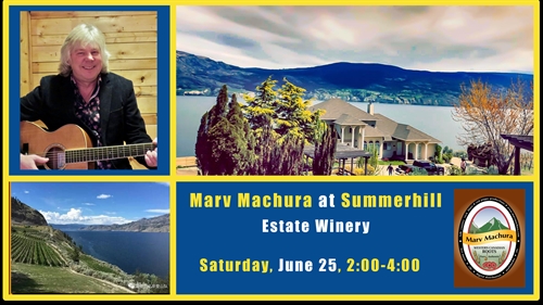Marv Machura at Summerhill Estate Winery