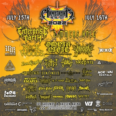 Armstrong MetalFest 2022 w/ Enterprise Earth, Zimmers Hole, Neck of The Woods and more! July 15/16