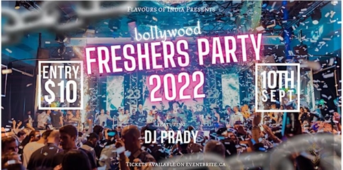 BOLLYWOOD FRESHERS PARTY FT. DJ PRADY